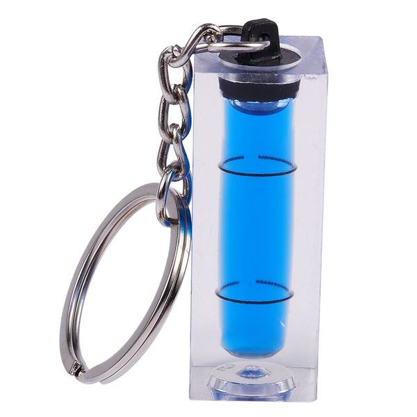 

mini spirit level diy gadgets keyring keychain tool keychain spirit level, Silver