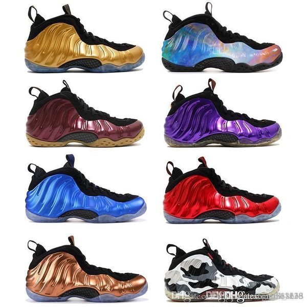 

2019 basketball shoes penny hardaway galaxy designer running shoes for men casual trainers women eggplant maroon foams athletic sport