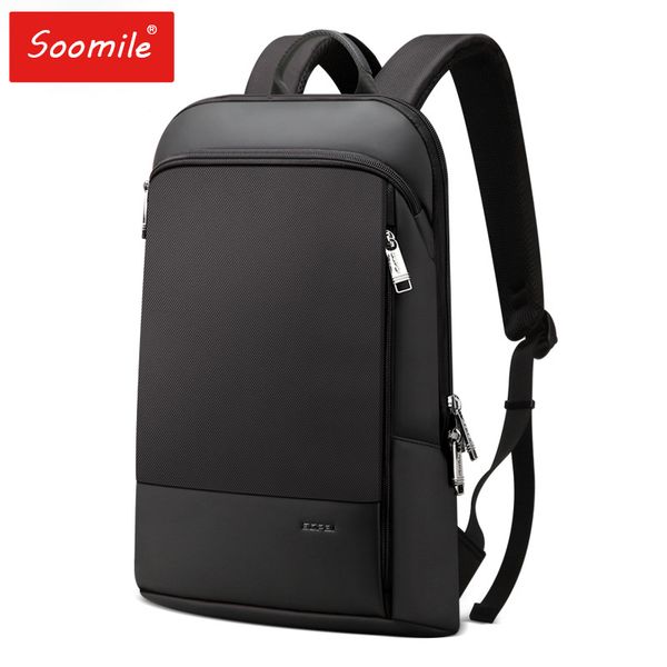

2020 mew slim lapbackpack men 15.6 inch office work men backpack business bag black ultralight thin back pac