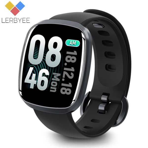 

lerbyee smart watch waterproof gt103 blood pressure fitness tracker sleep monitor music control full screen touch for iphone, Slivery;brown