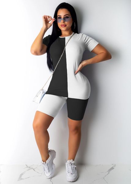 

72f028 women 2 piece set tracksuit shirt pants outfits short sleeve shirt pants sweatsuit pullover tights sportswear sports suit, Gray