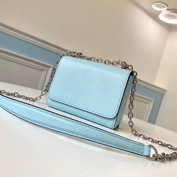 

light blue bags women bags shoulder bags crossbody bag classic flap bag high-quality ladies hand cluth