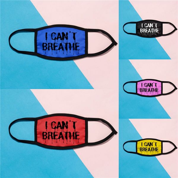 

ice silk breathing valve mask adjustable face masks reusable mouth muffle designer mask 5 colors cca12051 #286