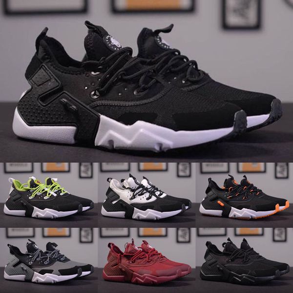 

triple white black huarache drift prm shoes men women huaraches ultra run shoes trainers sneakers with es size us5.5--11 sale