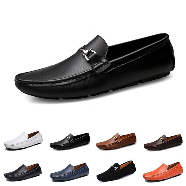 

2020 wholesale men casual shoes espadrilles triple black white brown wine red mens leather sneakers outdoor jogging walking color #15