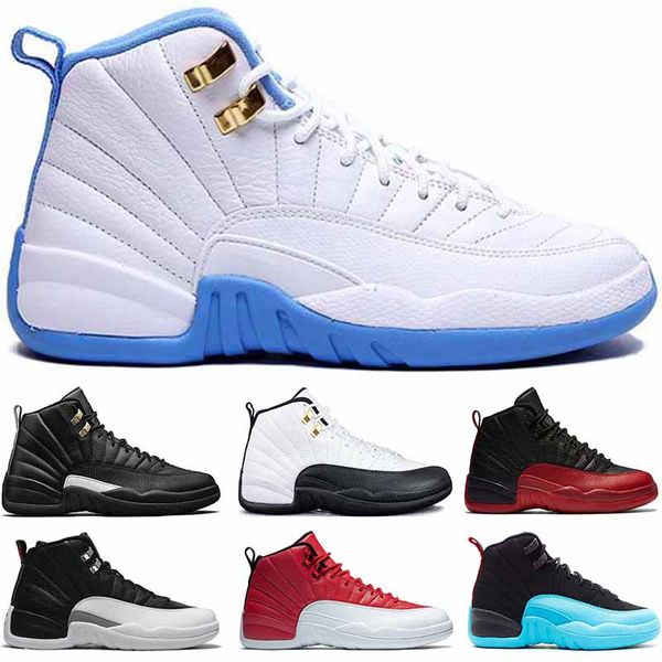 

2019 New arrival WNTR 12s trainer for gym red Basketball Shoes Bulls UNC Suede Vachetta Tan Wool 12s XII trainer Sports mens Sneakers