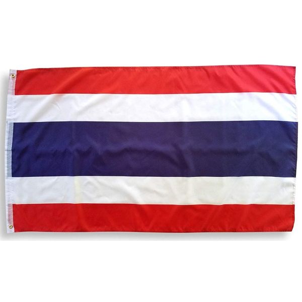 Reino da Tailândia Bandeira 0.9x1.5m Flags preço barato Luz poliéster Tailândia País Nacionais de Venda