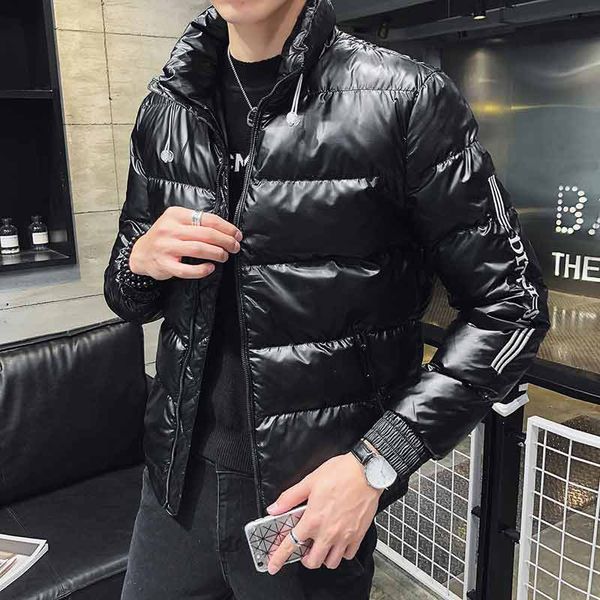 

luxury winter jacket men's classic casual down jacket outdoor warm jacket z2, Black