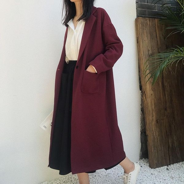 

длинные пальто женщин одежда casual solid ветровка женский сыпучие негабаритные элегантные дамы тренчкот женщины верхняя одежда q2288, Tan;black