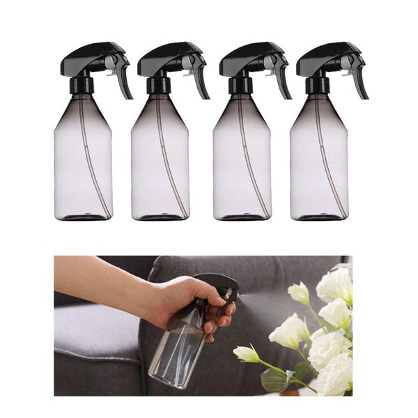 

4x 300ml empty plant trigger mister water spray bottle for flowers plants