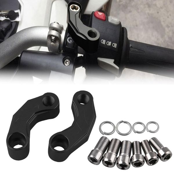 

2pcs motorcycle mirrors riser extension brackets adapter for bm-w r1200gs lc 2019