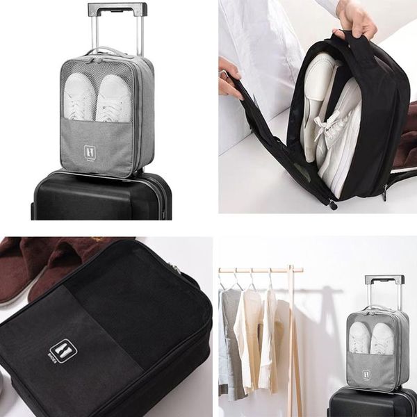 

travel storage bag portable organizer shoes sorting pouch multifunctional oxford fabric pack