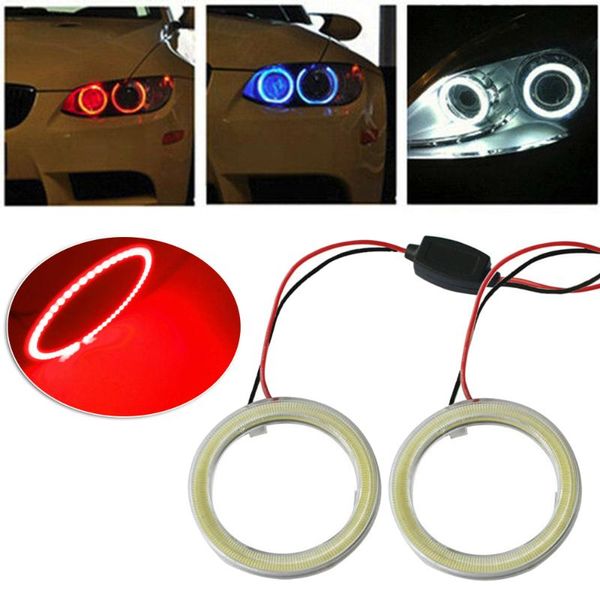 

1 пара angel eye лампа cob 45led автомобиль авто лампа аксессуары свет супер яркий