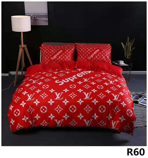 

Branded oft cotton 4pc bedding et de igner comfortable home textile duvet cover pillowca e bedding heet