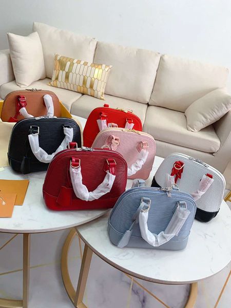 

female shell package 2020 new lady leisure contracted women's inclined shoulder bag handbag genuine leather bucket woman