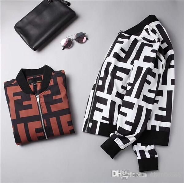 

new european jacket for autumn and winter, luxury fashion line for men's wear party,size m~3xl#0023, Black;brown