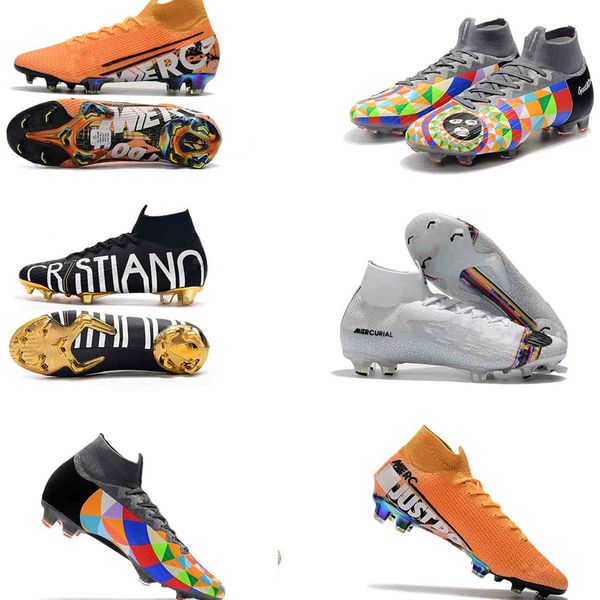 

original soccer football shoes mercurial superfly vi 360 elite fg 6 12 cr7 ronaldo neymar mens superfly 7 elite soccer shoes football boots