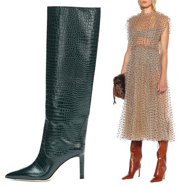 

exceed fine sharp shoe fine with overknee high will code tide boots woman, Black