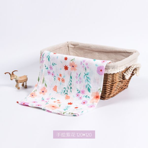 

muslintree wholesale baby swaddle soft infant newborn sleeping stroller cover blanket wrap