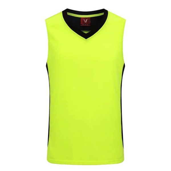 

039 men 2020 basketball jersey yellow embroidery logos comfortable pure color stitched custom outdoor jersey high quality, Black;red