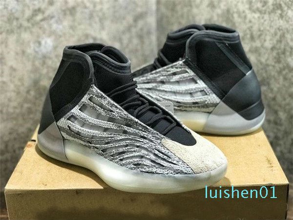 

высокое качество quantum kanye west баскетбол обувь static white mid shoes mens basketball для мужчин kanye west дизайнерская обувь спорт кр