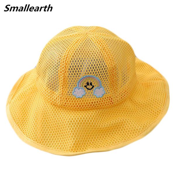 

new baby sun hats for girls fashion boys girls rainbow sun hat summer kids foldable fisherman hat children beach sunscreen caps, Blue;gray