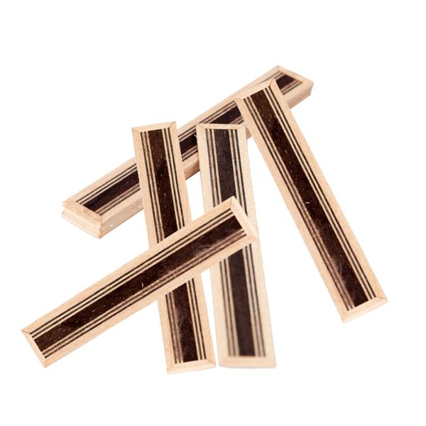 

5 pcs guitar bridge tie blocks inlay wood frame series guitar accessory