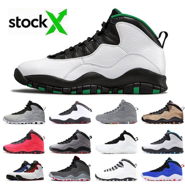 

stock x designer 10 10s men basketball shoes seattle streel grey smoke grey woodland camo chicago trainers sports sneaker shoes