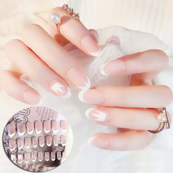 Acheter Faux Ongles Astuces 3d Faux Ongles Pré Colle Astuces Polonais Gel Uv Coller Sur Outil Brillants Dessins De 3445 Du Offbeige Dhgatecom