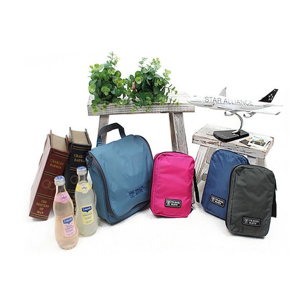 

women travel camping toiletry hanging wash portable makeup cosmetic storage bag
