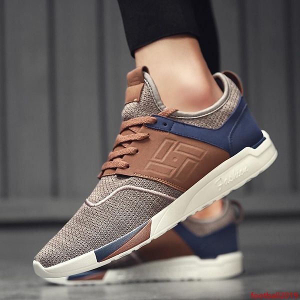 

muqgew men s shoes plus size mesh breathable wear-resistant sneakers mesh footwear size fashion wild light casual shoes