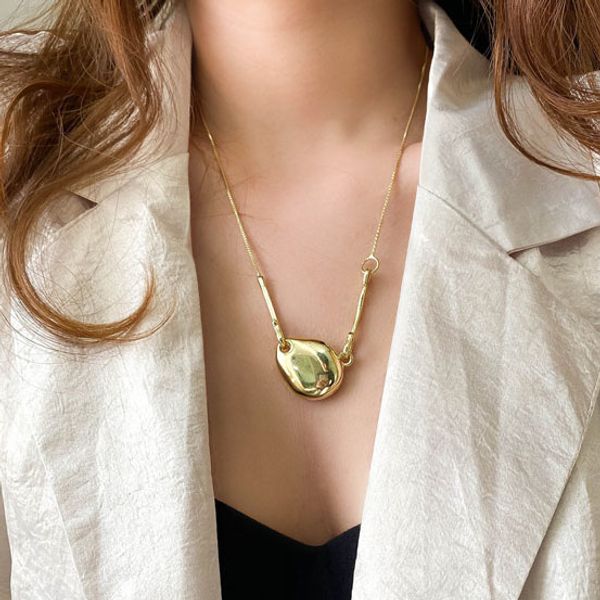 

choker necklace for women design fashion elegant hook long chain necklaces gold silver color girls jewelry