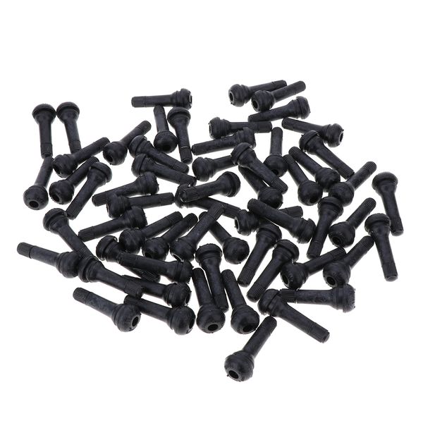 

100pcs auto tr414 rubber snap-in tire valve stem for atv, lawn mower