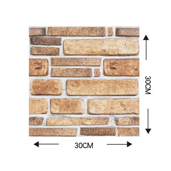 

new pvc waterproof wall sticker living room bedroom tv wall dining room 30*30cm
