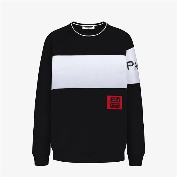 

men's hoodies sweatshirts brand pullover sweatshirts brand men pullover long sleeved letter embroidery fashion clothes m-3xl, Black
