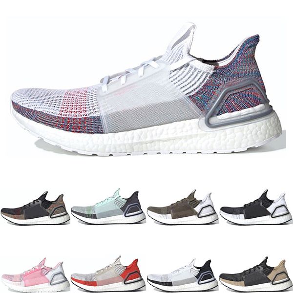 

ultra boost 19 running shoes for men women ultraboost 5.0 oreo refract true pink black whit mens trainer breathable sports