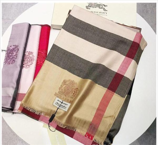 

new style fahionsable 5 color plaid cotton scarf, beautiful and elegant winter warm , suit the men and women of high-grade brand, Blue;gray