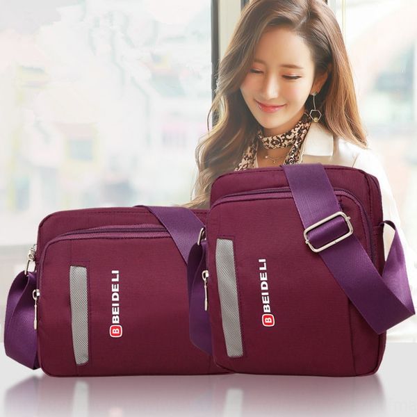 

2019 large capacity crossbody women's shoulder women's multi-zipper pocket practical fashion shoulder bag fashion bag