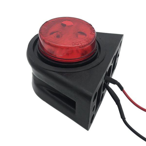 

2pcs wearproof auto side marker lights 12led 10-30v flat lamp indicator for car bus truck trailer lorry side marker light