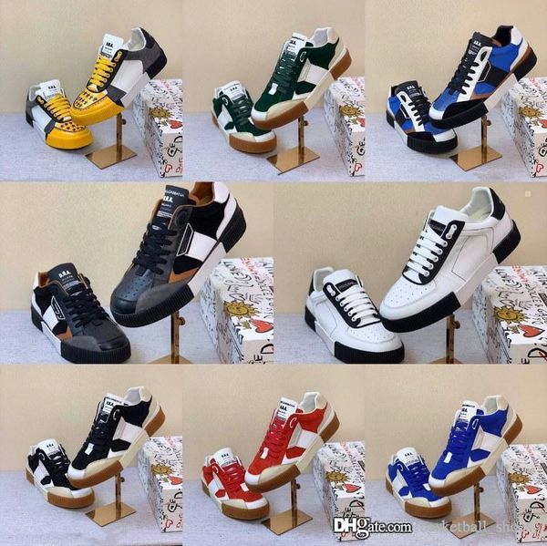 

2020 Роскошных Мужчины из натуральной кожи платформа Модной New Limited Tide Обувь Обувь Мода Повседневных Спорт Кроссовки 38-45