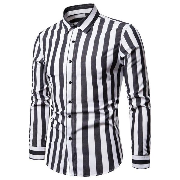 

men's casual shirts men shirt long sleeve elegant cotton social dress man, White;black