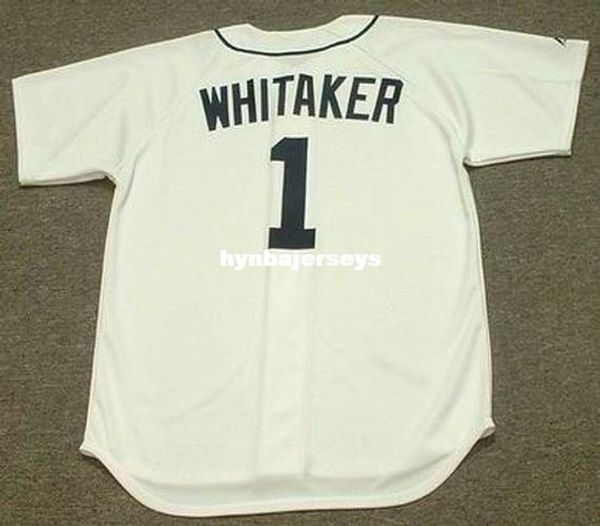 

custom lou whitaker detroit stitched majestic vintage home baseball jersey retro mens jerseys shirt, Blue;black
