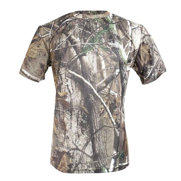 

1 piece men's short sleeve t shirt hunting shirt polyester super breathable made of polyester material, Gray;blue