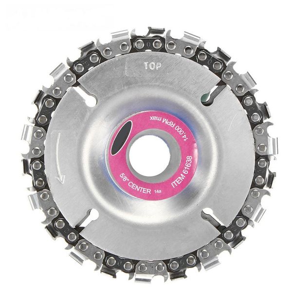 

4 inch grinder disc and chain 22 tooth fine cut chain set for 100/115mm angle grinder home diy dropshipping
