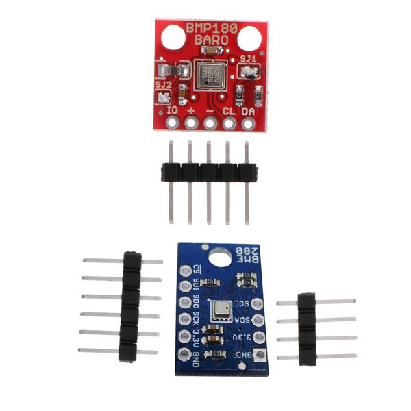 

2 pack bme280 bmp180 digital temperature humidity barometric air pressure sensor module