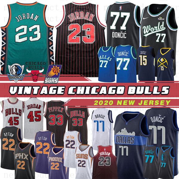 

mens ncaa kristaps 6 porzingis luka 77 doncic otto 22 porter denzel 45 valentine devin 1 booker basketball shirts vintage 2020 top, Black;red