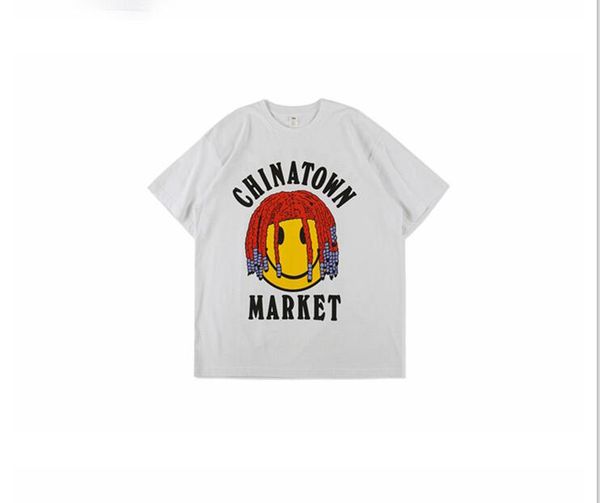 

drew t-shirt fangs china town market t shirt justin bieber tees men women red blue t-shirts, White;black