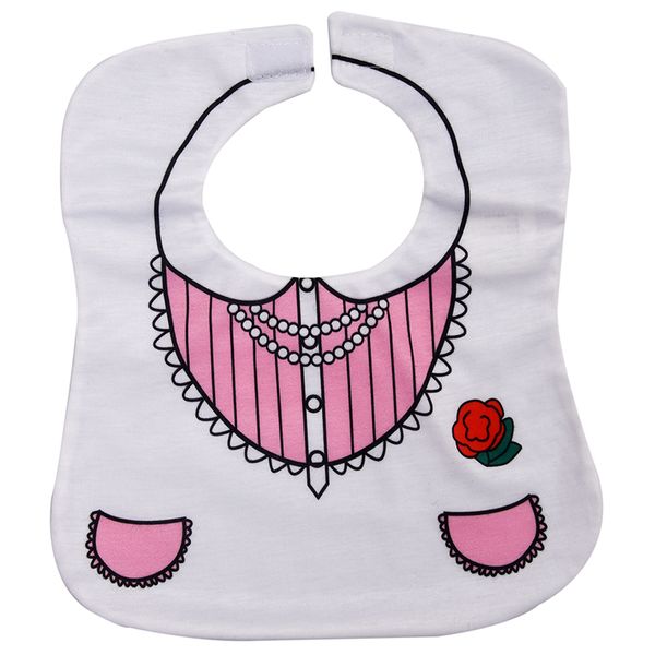 

White Cute Toddler Nutrition Baby Bib