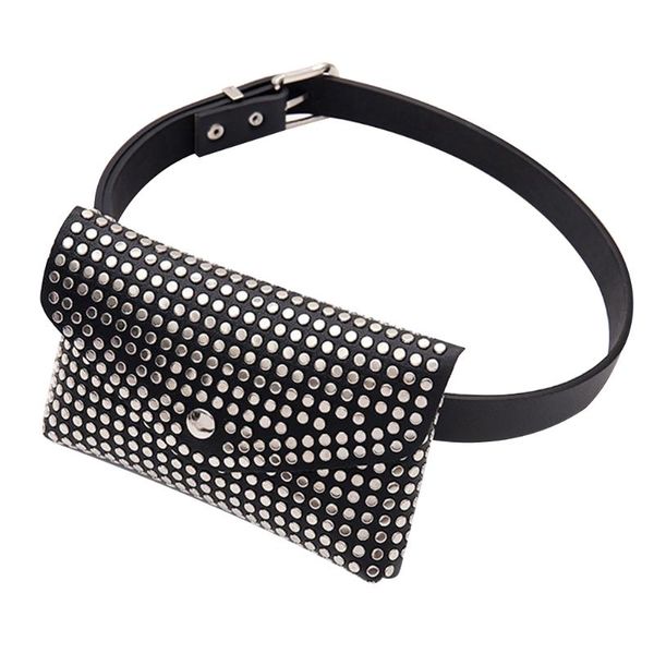 

bumbag party holiday заклепки мобильный телефон сумка поясная сумка дамы путешествия мини кошелек мода искусственная кожа женщины поясная су