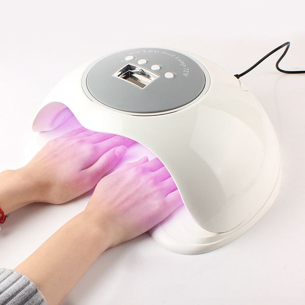 

2 hand 72w led lamp nail dryer for nails art curing all gel polish highest power fast drying uv led nails dryers nail art tools